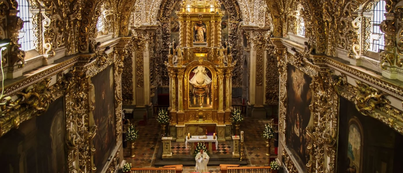 The chapel of the Virgen del Rosario
